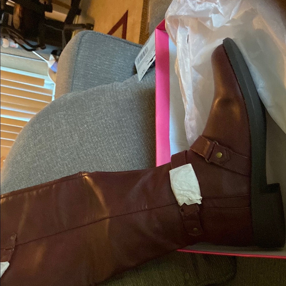 JustFab Chestnut Heeled Boots